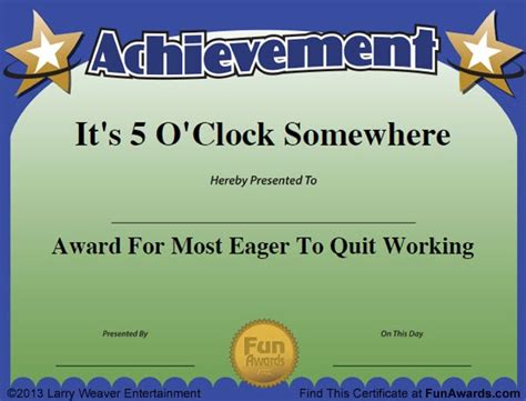 Funny Award Ideas: Funny Award Names