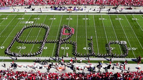 The Ohio State University Marching Band: Script Ohio and Dotting the "i ...