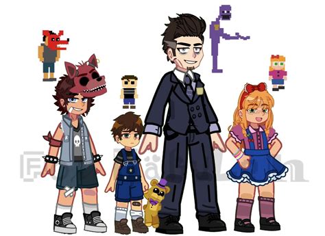 FNAF Family Afton Fnaf Oc, Anime Fnaf, Anime Undertale, Club Outfit Ideas, Club Outfits, Anime ...