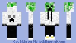 Creeper in creeper hoodie Minecraft Skin