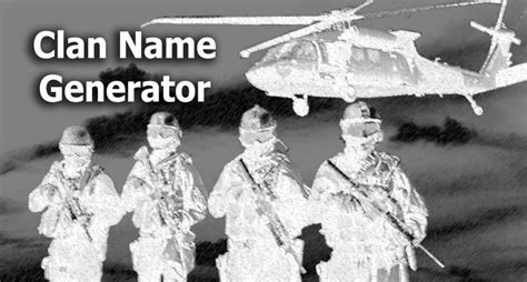 Clan Name Generator - Gaming Clans - Nerdburglars Gaming