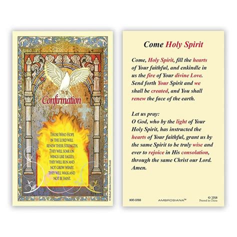 Printable Come Holy Spirit Prayer