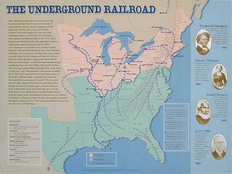 The Underground Railroad Map Poster by Knoweldge Unlimited | The Black Art Depot