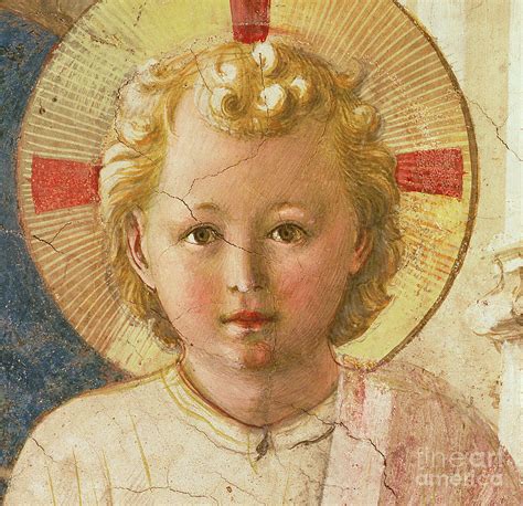 Detail of the Christ Child from the Madonna delle Ombre Painting by Fra ...