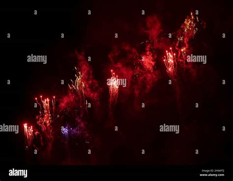 Alexandra Palace fireworks 2021 Stock Photo - Alamy