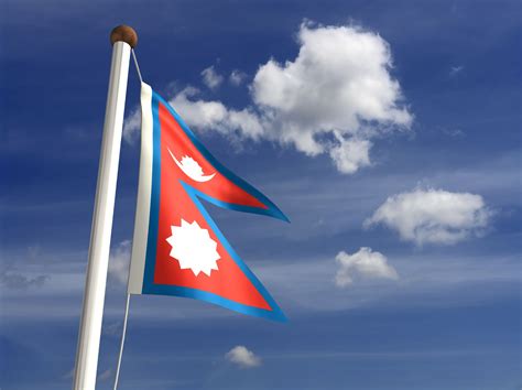 Por que a bandeira do Nepal é tão diferente das outras? Nepal Flag ...