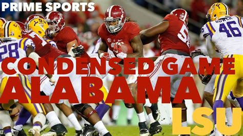 #2 LSU @ #4 Alabama (Full Condensed Game: Every Play) - YouTube