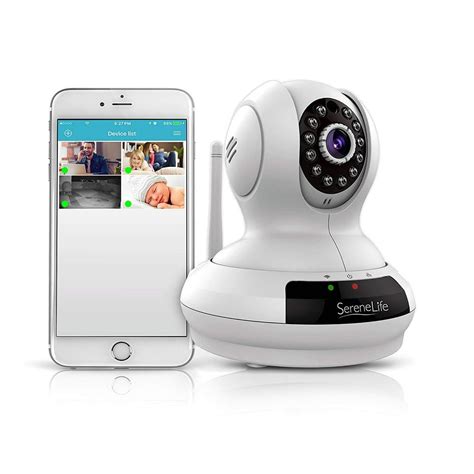 SereneLife Indoor Wireless IP Camera - HD 720p WiFi Network Security ...