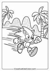 Sonic Coloring Pages 30  Free Printable PDF sketch template
