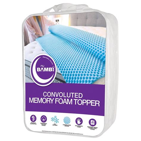 Bambi Moodmaker Gel Infused Memory Foam Mattress Topper Overlay