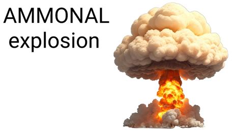 Ammonal detonation - YouTube