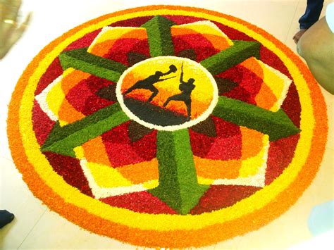 #Athapu #flowerDesign #Onam #Random Design #Kerala | Athapoo design | Pinterest | Kerala and ...