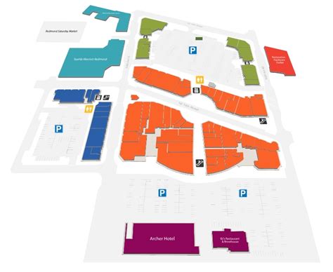 Redmond Town Center Map