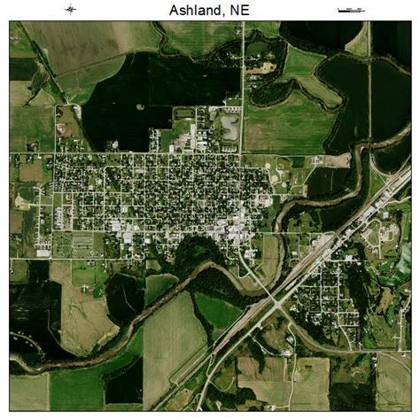 Aerial Photography Map of Ashland, NE Nebraska