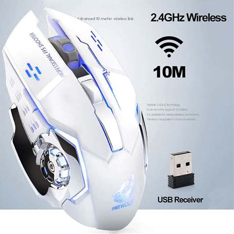 Wireless Silent Gaming Mouse | MessyGame.com