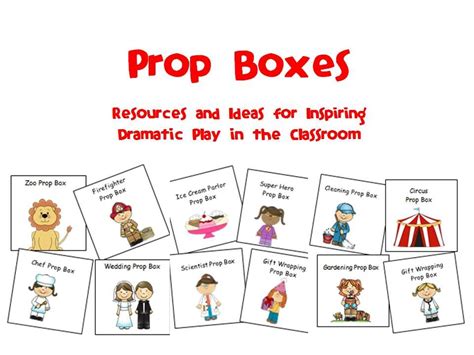 50 Prop Box Themes | Dramatic play preschool, Prop box, Dramatic play