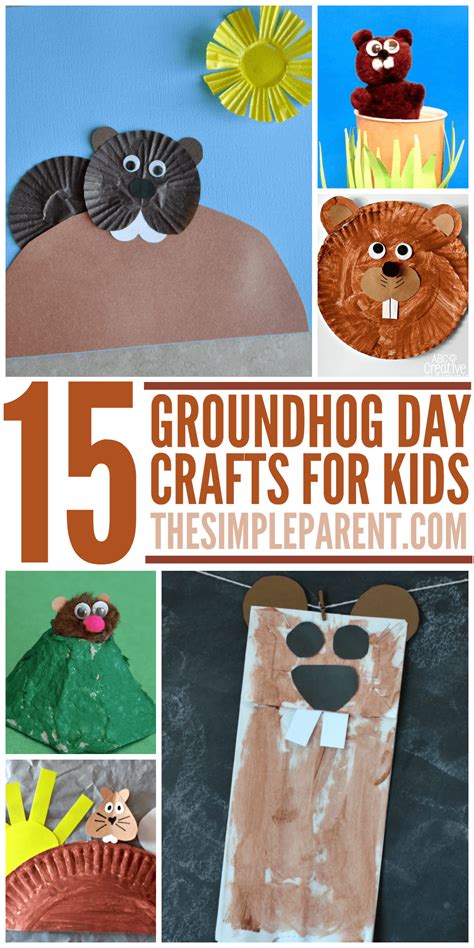 Groundhog Day Crafts for Kids (Whether He Sees His Shadow or Not!) • The Simple Parent