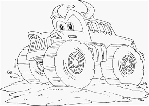 Drawing Monster Truck Coloring Pages with Kids