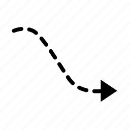 Arrow, arrows, dashed arrow, direction, right icon - Download on Iconfinder