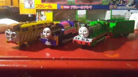 Plarail Diesel 10, Ashima, And Henry by UP844TrainFans2022 on DeviantArt