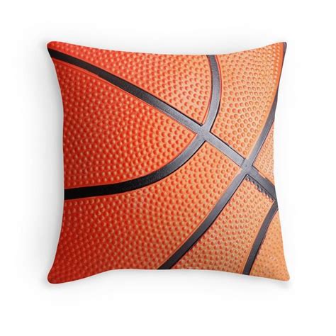 'Basketball' Throw Pillow by Guppaupa | Basketball throw pillows, Pillows, Throw pillows