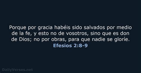 Efesios 2:8-9 - Versículo de la Biblia (LBLA) - DailyVerses.net