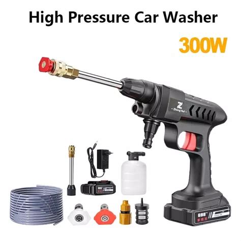 NEW Cordless High Pressure Car Washer Rechargeable Car Wash Gun ...