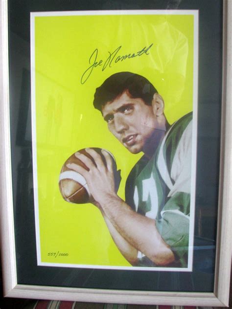 Lot Detail - JOE NAMATH SIGNED "ROOKIE CARD" POSTER w/JSA COA