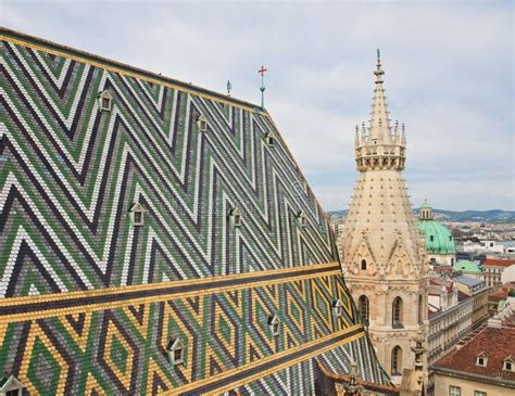 The Roof of St. Stephen S Cathedral. Vienna Stock Photo - Image of ...