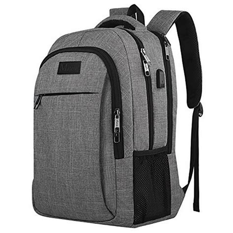 Travel Laptop Backpack,Business Anti Theft Slim Durable Laptops Backpack with USB Charging Port ...