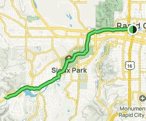 AllTrails | Rapid City Bike Path West: 173 Reviews, Map - South Dakota