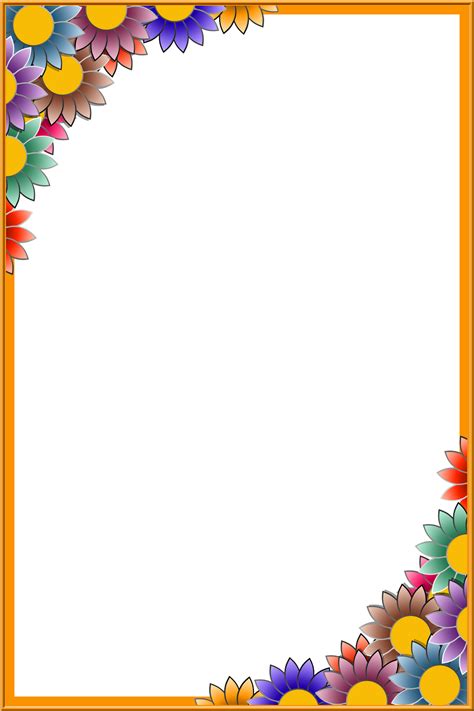 Frame PNG | Colorful borders design, Clip art frames borders, Colorful ...