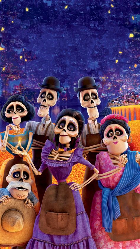 Coco (2017) Phone Wallpaper | Moviemania | Disney wallpaper, Disney ...