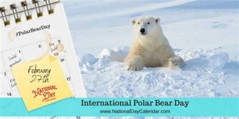 International Polar Bear Day 2024 Calendar - Cher Melany