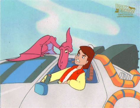 Back to the Future Animated Series Production Cel - Back to the Future ...