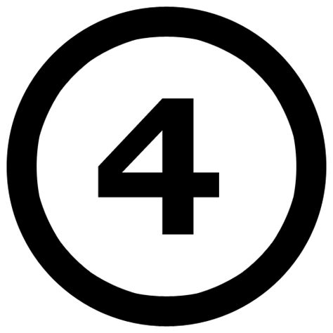 Number 4 Image - ClipArt Best