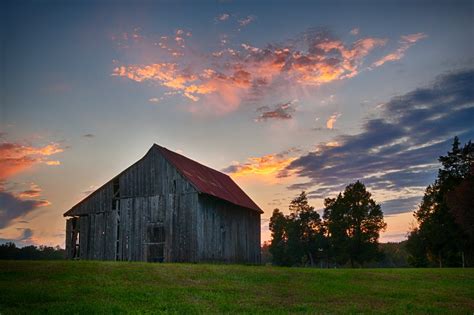 Sunset on the Old Farm - Jeff Smallwood Photography