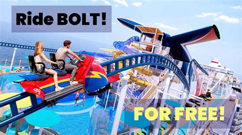 Ride Bolt! Roller Coaster on Carnival Cruise Lines’ Mardi Gras for free ...