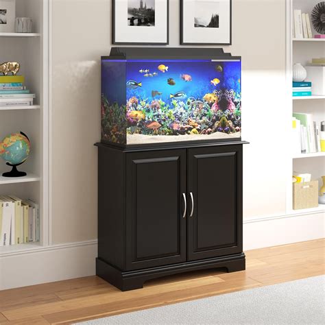 Ameriwood Home Alta Vista 29 - 37 Gallon Aquarium Stand, Multiple ...