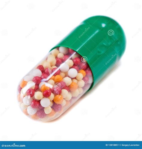 Medication Capsule Stock Image - Image: 12818851