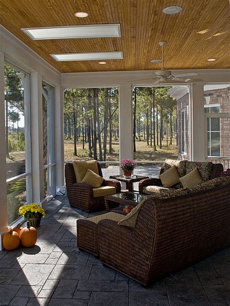 Screened Porch Flooring Home Design Ideas, Pictures, Remodel and Decor