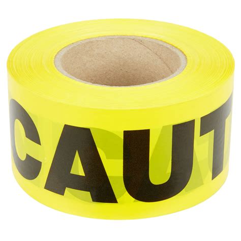 Caution Tape | Yellow Caution Tape - 3" x 1000 ft.