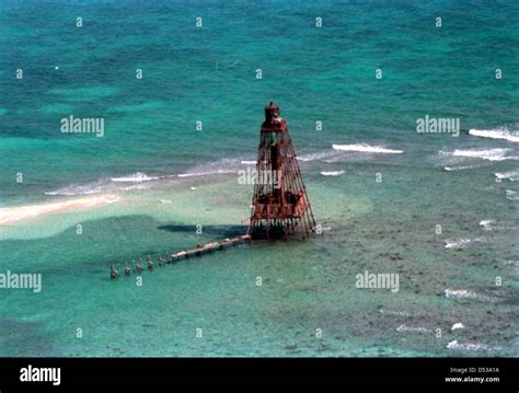 Sand Key Lighthouse, 9 miles southwest of Key West Stock Photo - Alamy