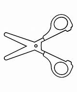 Scissors Coloring Page sketch template