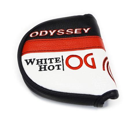 ODYSSEY White Hot Versa Mid Mallet Putter Headcover Black/White - Used ...