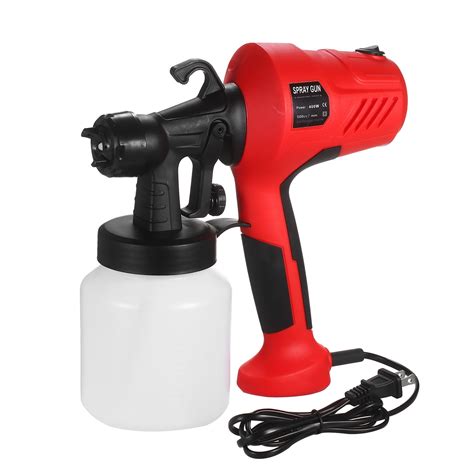 Electric Paint Sprayer Removable High-pressure Paint Spray Adjustable Air and Paint Control Plug ...