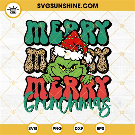 Merry Merry Grinchmas SVG, Grinch Christmas SVG, Grinchmas SVG