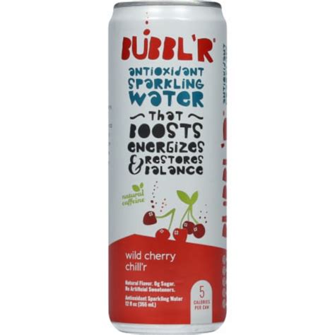 BUBBL'R Wild Cherry Chill'r Antioxidant Sparkling Water, 12 fl oz - QFC