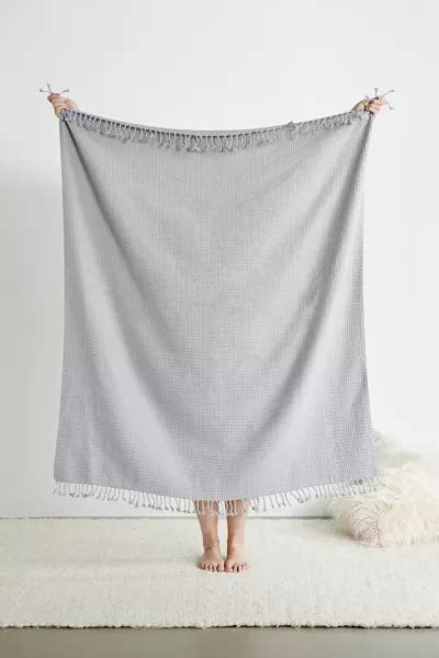 Brushed Waffle Throw Blanket | Urban Outfitters