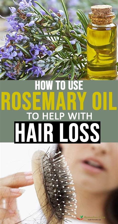 How To Use Rosemary Oil To Help With Hair Loss - Remedies Lore